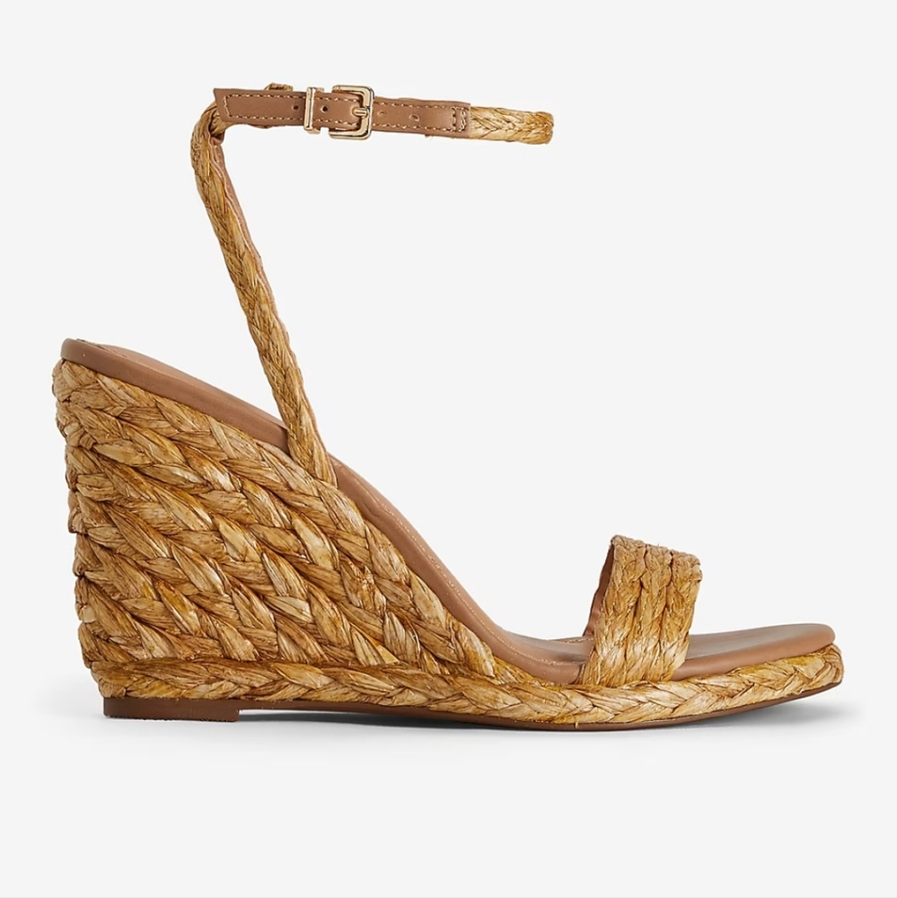 Express Wedge Sandals NWT